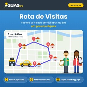 Leia mais sobre o artigo SUASnet lança Rota de Visitas Domiciliares para facilitar o trabalho das equipes